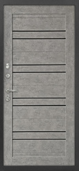 Купить межкомнатную дверь ТЕПЛО-ЛЮКС DESIGN Венге с царговыми панелями, 16 мм в СПб