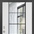 Внутренняя панель ФЛЗ-1 Лофт Белый с чёрным декором
