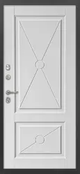 Купить межкомнатную дверь ТЕПЛО-ЛЮКС DESIGN венге с фрезерованными панелями, 10 мм в СПб