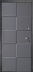 Купить межкомнатную дверь ДК-3 DESIGN с фрезерованными панелями, 10 мм в СПб