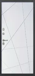 Купить межкомнатную дверь ДК-11 DESIGN с фрезерованными панелями, 10 мм в СПб
