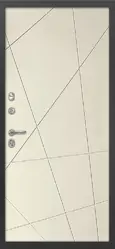 Купить межкомнатную дверь ДК-11 DESIGN с фрезерованными панелями, 10 мм в СПб