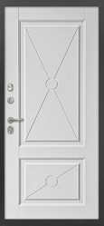 Купить межкомнатную дверь ДК-19 DESIGN с фрезерованными панелями, 10 мм в СПб