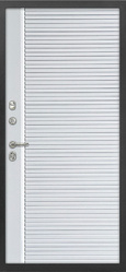 Купить межкомнатную дверь ДК-22 DESIGN с фрезерованными панелями, 10 мм в СПб