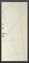 Купить межкомнатную дверь ДК-18 DESIGN с фрезерованными панелями, 10 мм в СПб