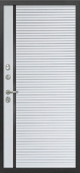 Купить межкомнатную дверь ДК-18 DESIGN с фрезерованными панелями, 10 мм в СПб