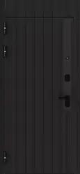 Купить межкомнатную дверь ДК-20 DESIGN с фальш фрамугой с фрезерованными панелями, 10 мм в СПб
