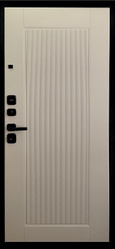 Купить межкомнатную дверь ДК-21 DESIGN с фальш фрамугой с фрезерованными панелями, 10 мм в СПб